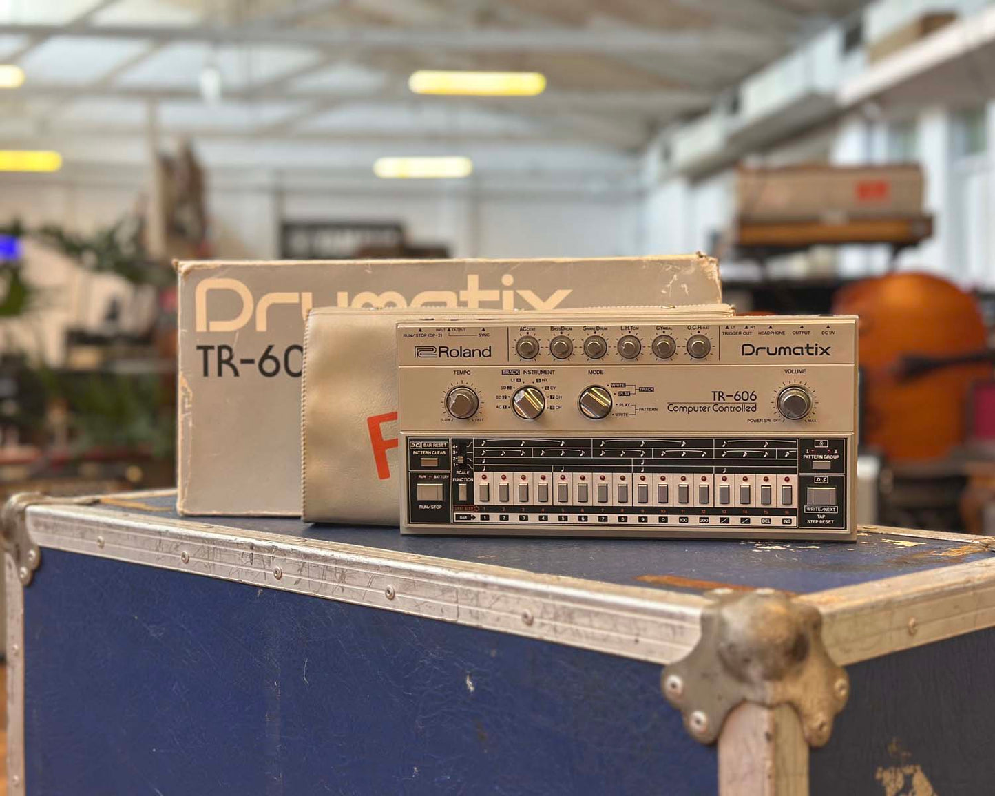 1983 Roland TR-606 Drumatix w/ Original Carry Case