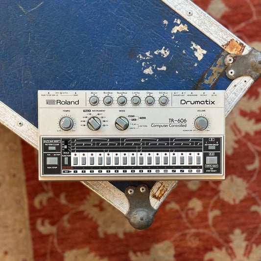 1983 Roland TR-606 Drumatix w/ Original Carry Case