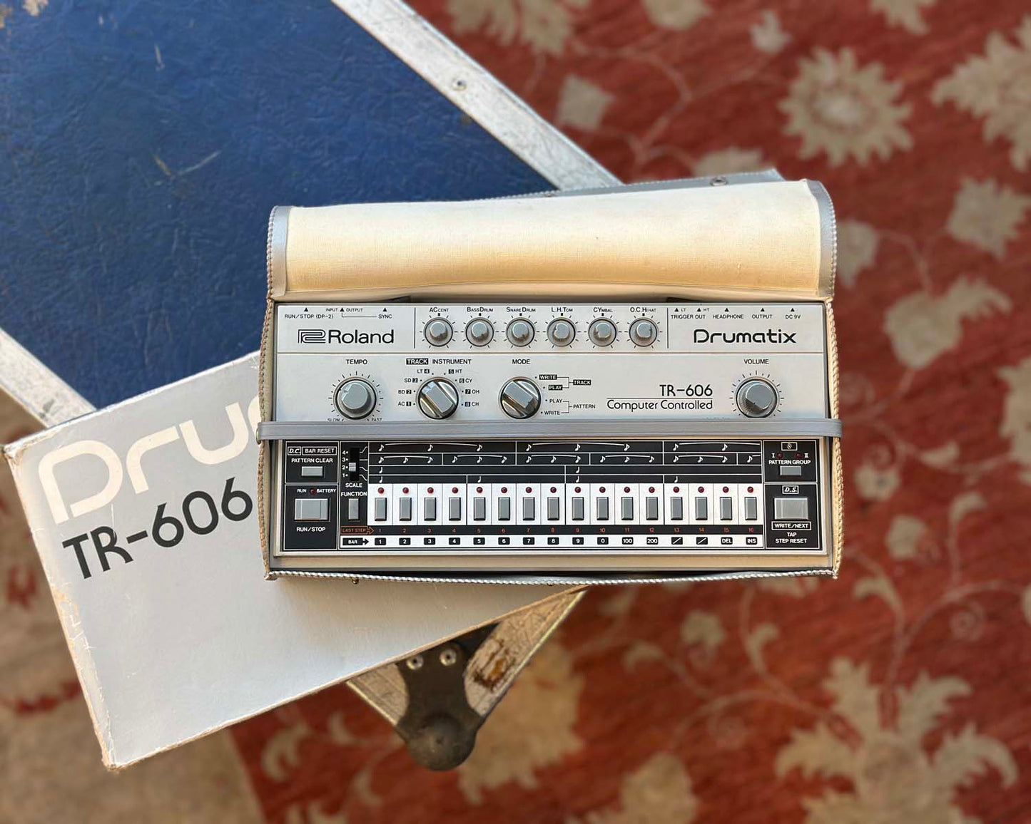 1983 Roland TR-606 Drumatix w/ Original Carry Case
