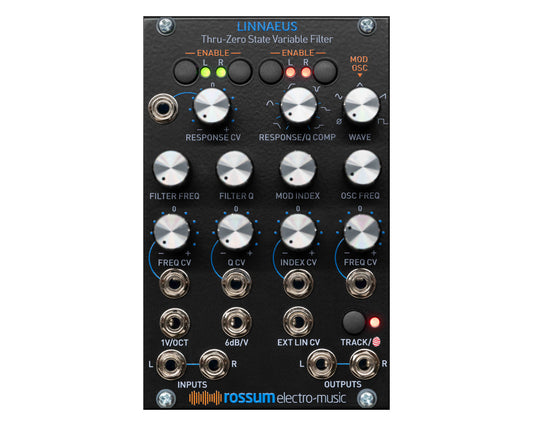 Rossum Electro-Music Linnaeus Thru-Zero State Variable Filter - Black