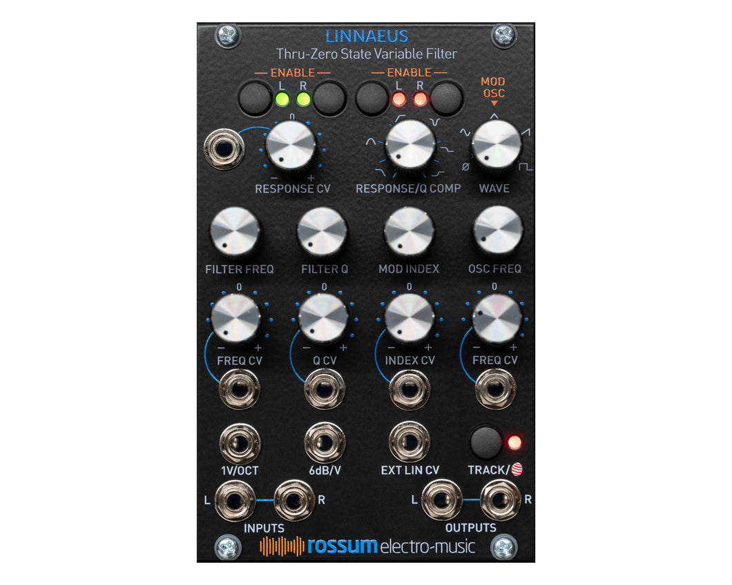 Rossum Electro-Music Linnaeus Thru-Zero State Variable Filter - Black