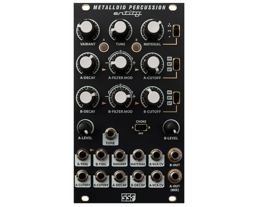 SSF Metalloid Percussion Entity Analog Metallic Noise Synthesizer Voice