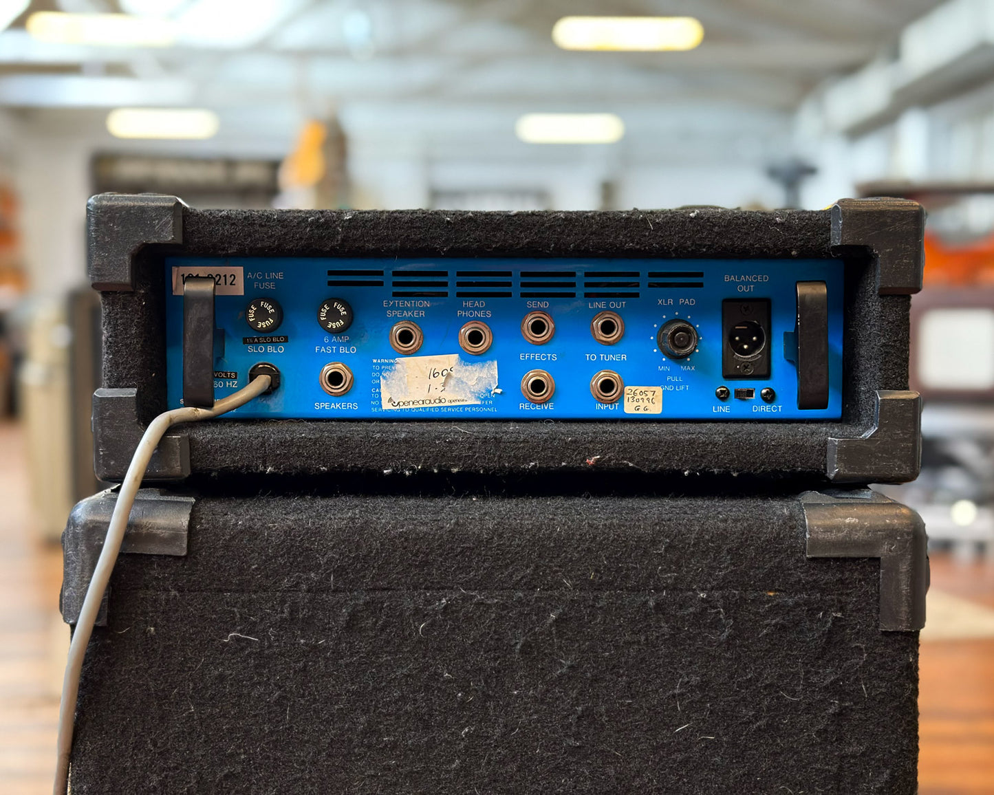 SWR Electric Blue 160 Watt Head With 2x10" Baby Blue Monitor