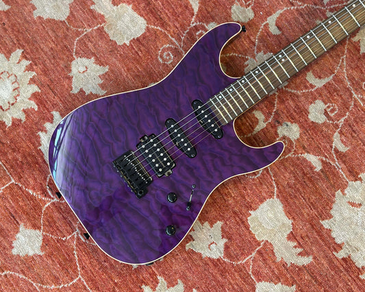 Schecter USA Custom Shop Sunset Custom II - Black Violet w/ OHSC & Paperwork