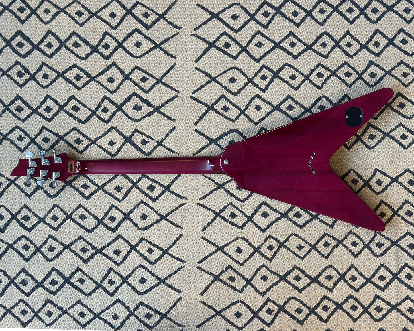 Schecter V-1 Custom - Transparent Purple w/ SKB Semi-HSC