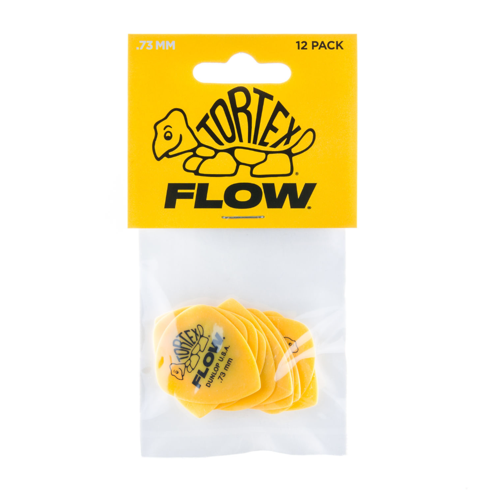 Jim Dunlop Tortex Flow Standard Guitar Picks 558 .73mm 12 Pack