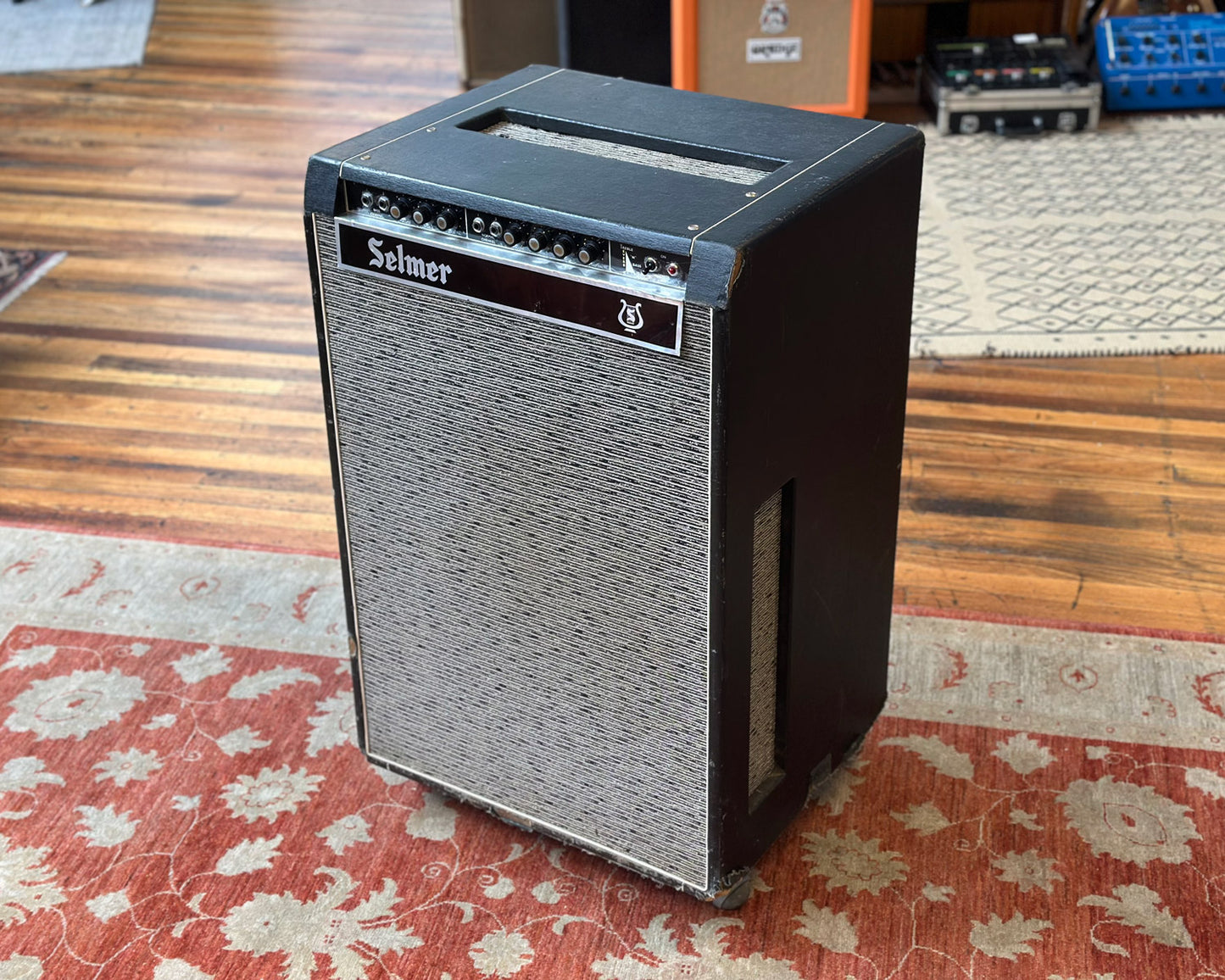 1960s Selmer Treble N' Bass 50 Leslie Model 16 2x12" Combo Amplifier
