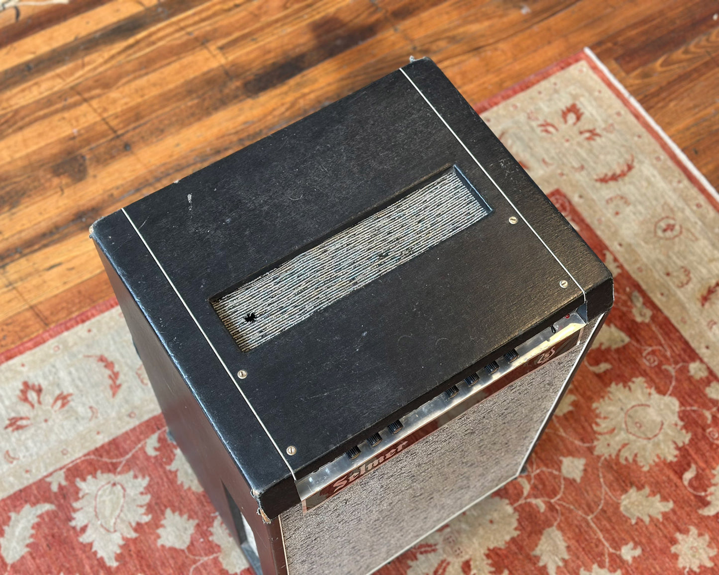 1960s Selmer Treble N' Bass 50 Leslie Model 16 2x12" Combo Amplifier