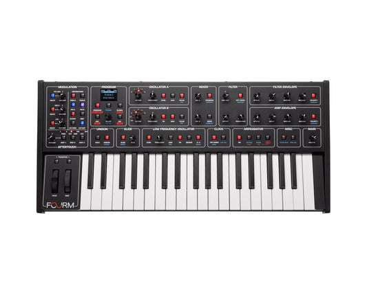 Sequential Fourm 4-Voice Analog Synthesiser With Polyphonic Aftertouch