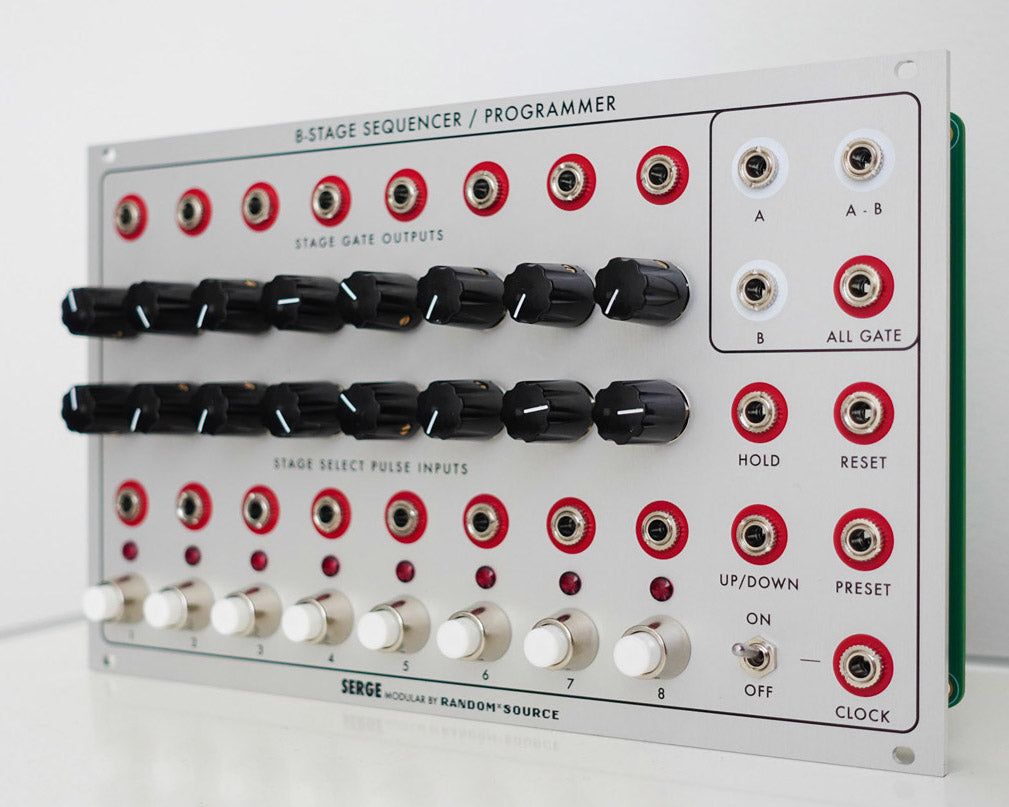 Serge Modular SEQ8 XL Special (4U pushbuttons)