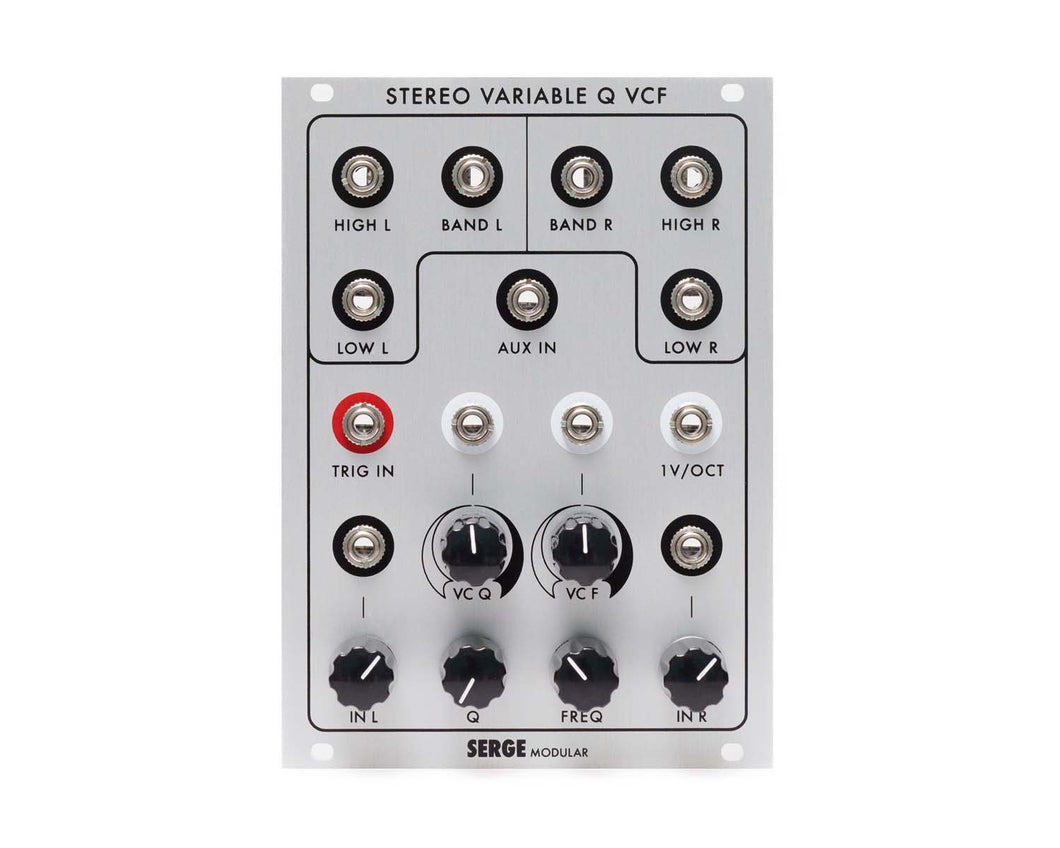 Serge Modular Stereo VCFQ – Found Sound