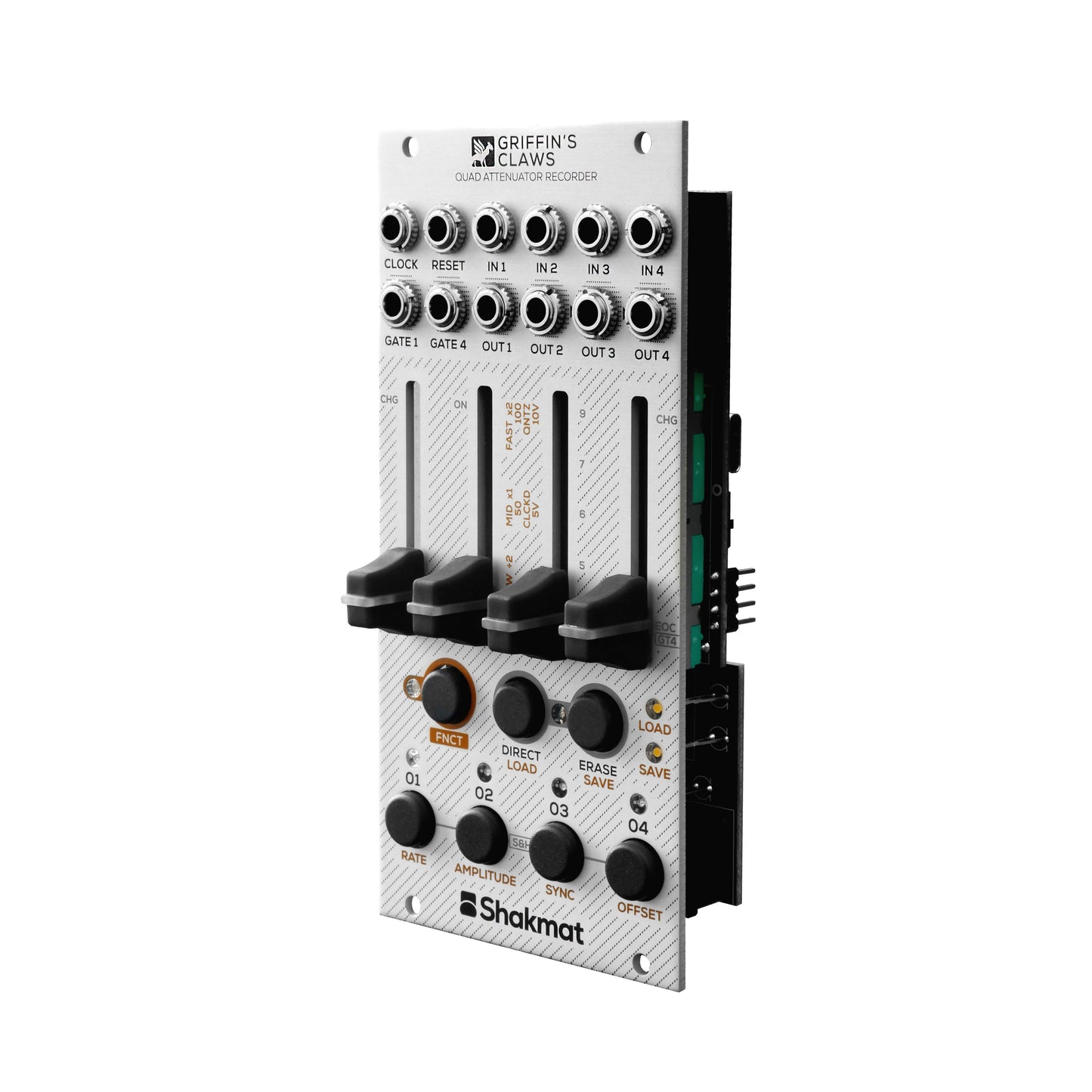 Shakmat Griffin's Claws Quad Attenuator Recorder Eurorack Module