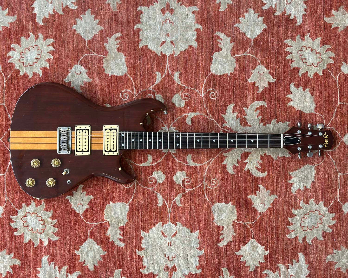 1980s Shiro TS-400 Matsumoku Solid Body Electric Guitar