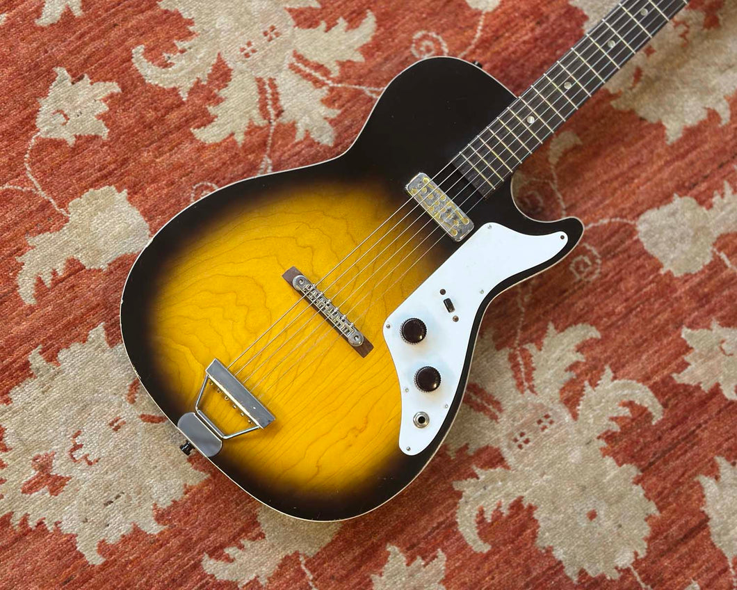 1960s Silvertone / Harmony 1326 Stratotone 'Mars' w/ Curtis Novak Goldfoil