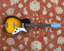 Load image into Gallery viewer, 1960s Silvertone / Harmony 1326 Stratotone &#39;Mars&#39; w/ Curtis Novak Goldfoil
