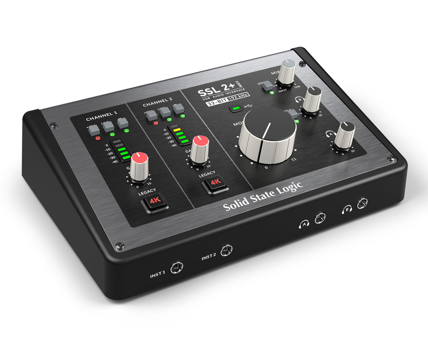 Solid State Logic SSL 2+ MKII Two Channel Audio Interface + Midi IO