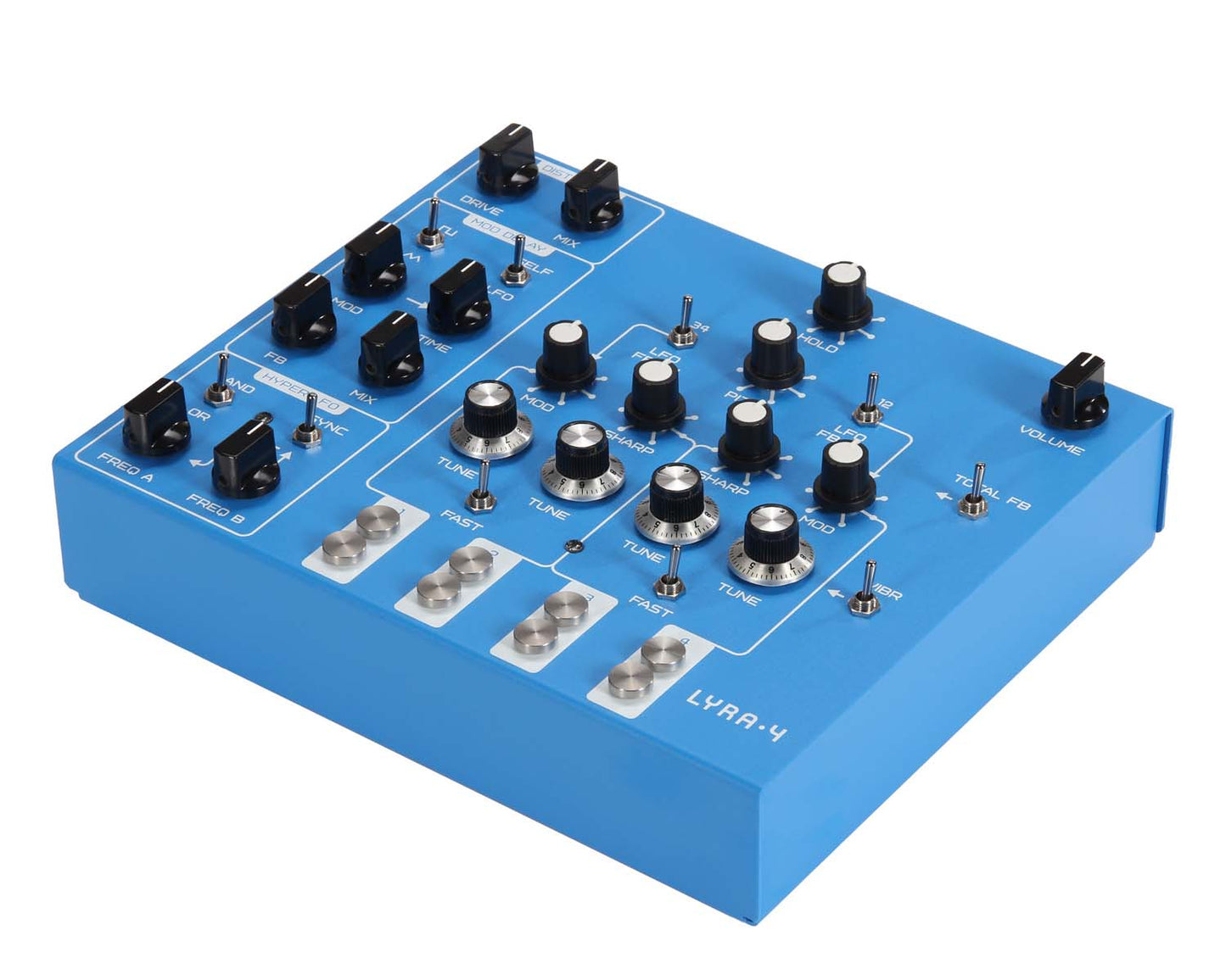 Soma Laboratory LYRA-4 Organismic Synthesizer - Zanzibar Blue