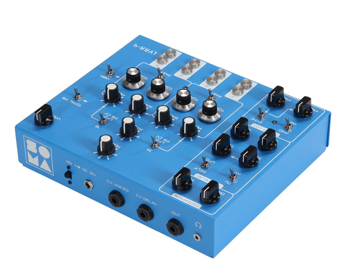 Soma Laboratory LYRA-4 Organismic Synthesizer - Zanzibar Blue