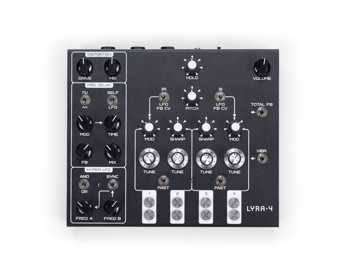 Soma Laboratory Lyra-4 Organismic Synthesizer - Black Beast