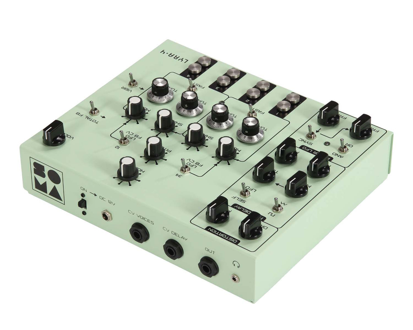 Soma Laboratory Lyra-4 Organismic Synthesizer - Light Green Atom Heart Mother