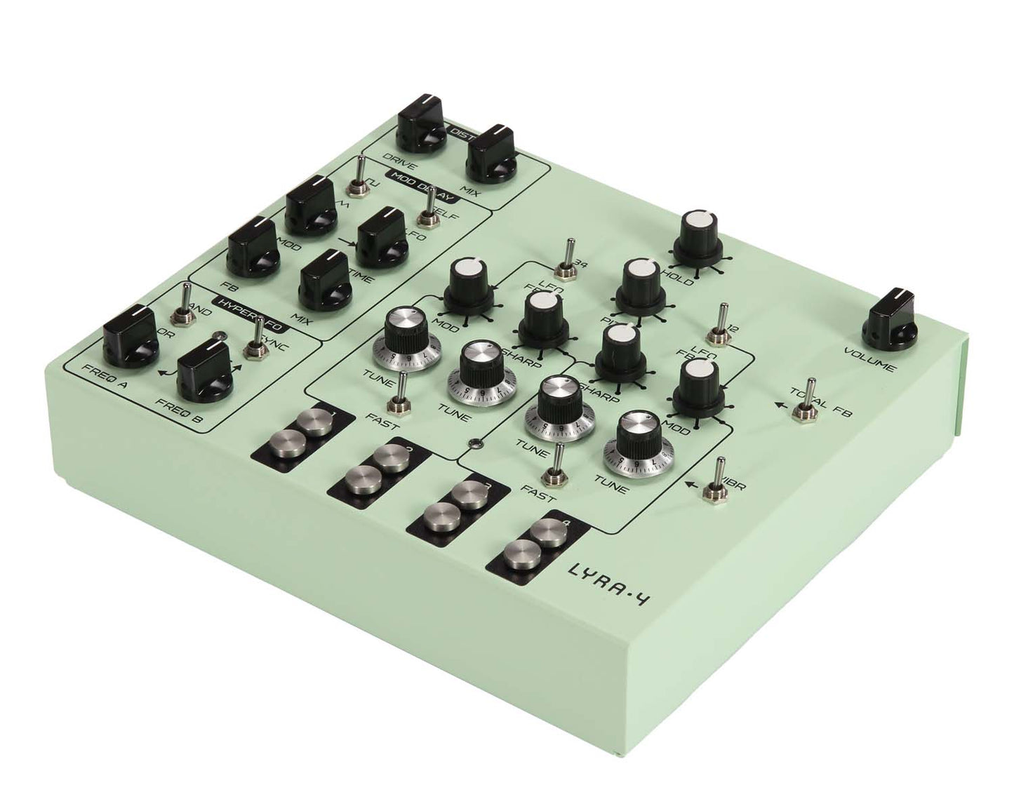 Soma Laboratory Lyra-4 Organismic Synthesizer - Light Green Atom Heart Mother