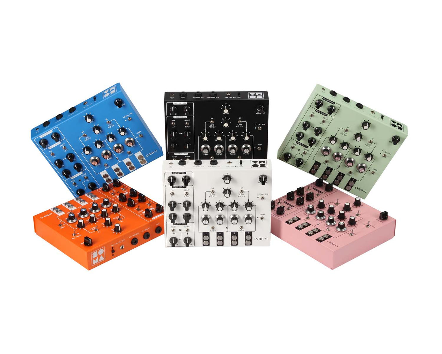 Soma Laboratory Lyra-4 Organismic Synthesizer - Light Green Atom Heart Mother