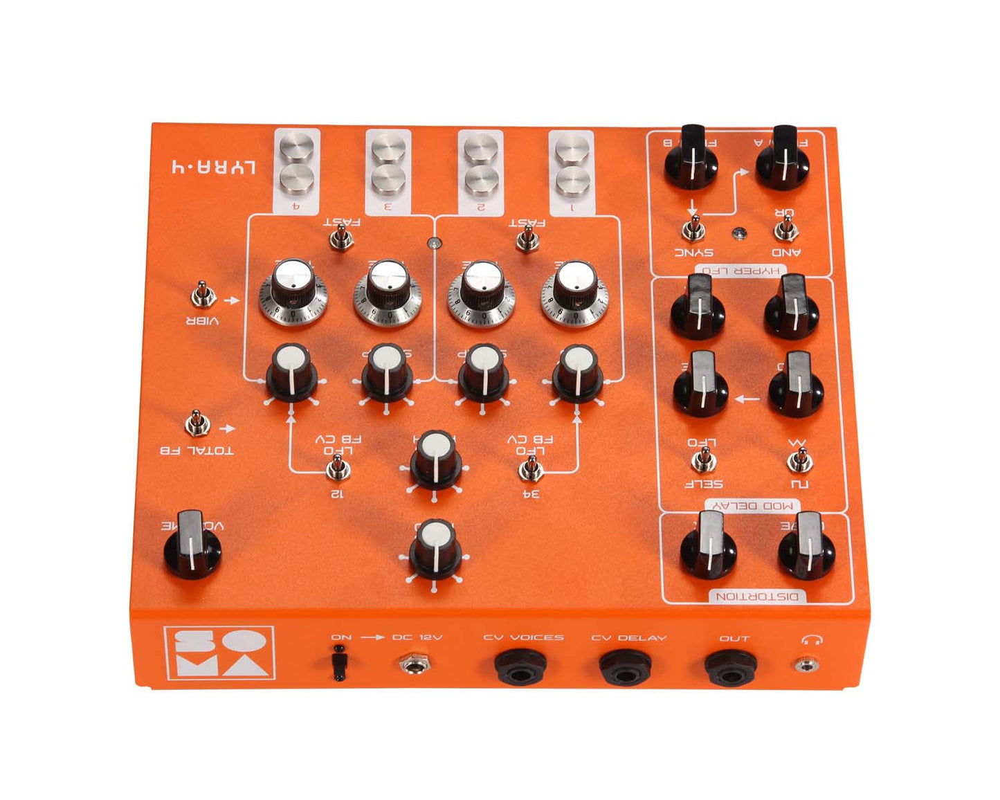 Soma Laboratory Lyra-4 Organismic Synthesizer - Orange
