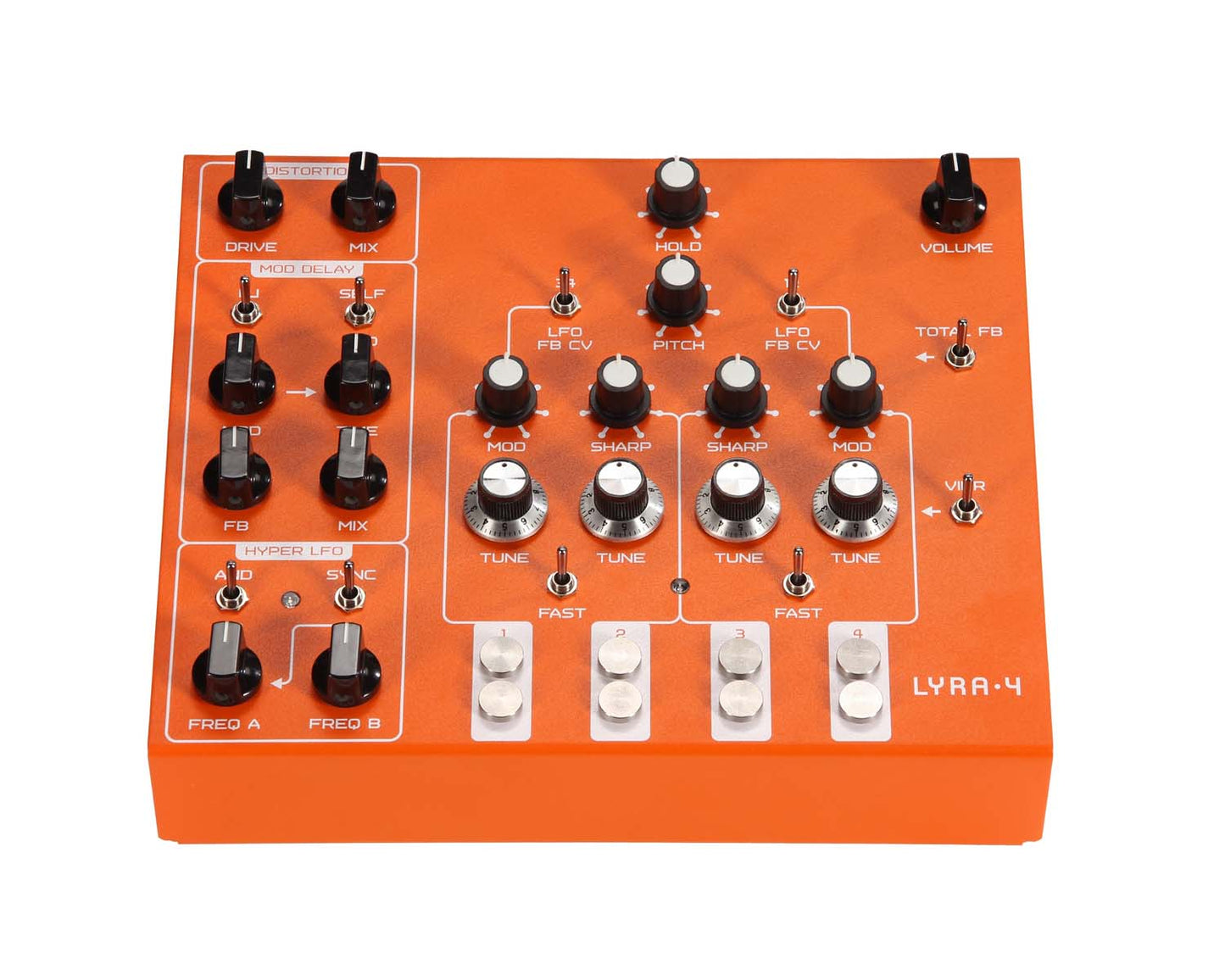 Soma Laboratory Lyra-4 Organismic Synthesizer - Orange