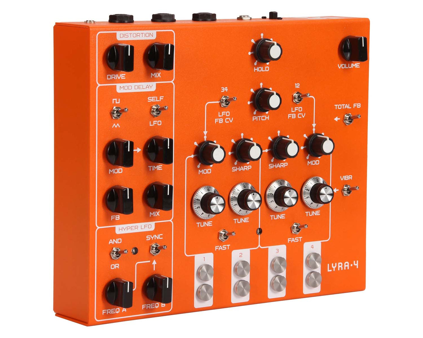Soma Laboratory Lyra-4 Organismic Synthesizer - Orange