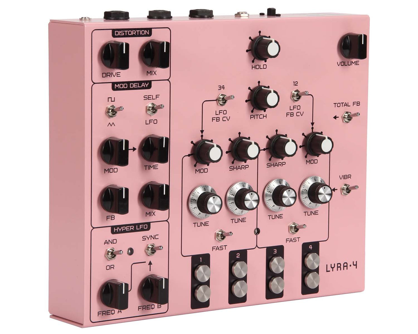 Soma Laboratory Lyra-4 Organismic Synthesizer - Calm Baker Pink