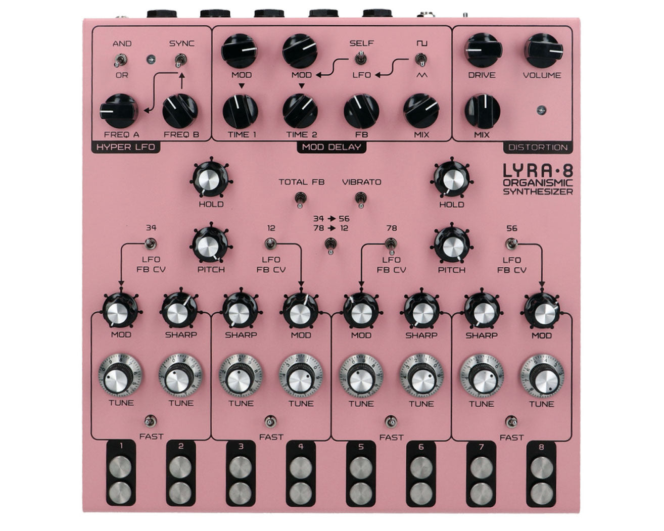 Soma Laboratory Lyra-8 Organismic Synthesizer - Pink