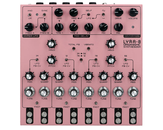 Soma Laboratory Lyra-8 Organismic Synthesizer - Pink