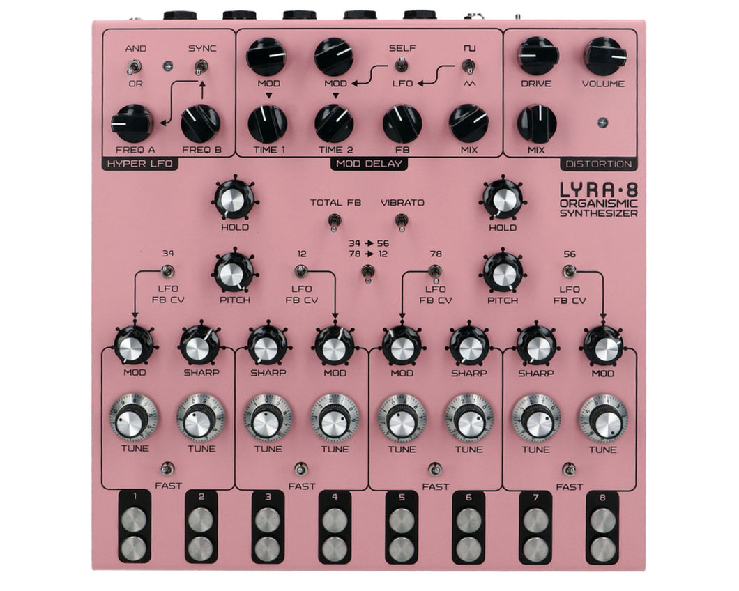 Soma Laboratory Lyra-8 Organismic Synthesizer - Pink