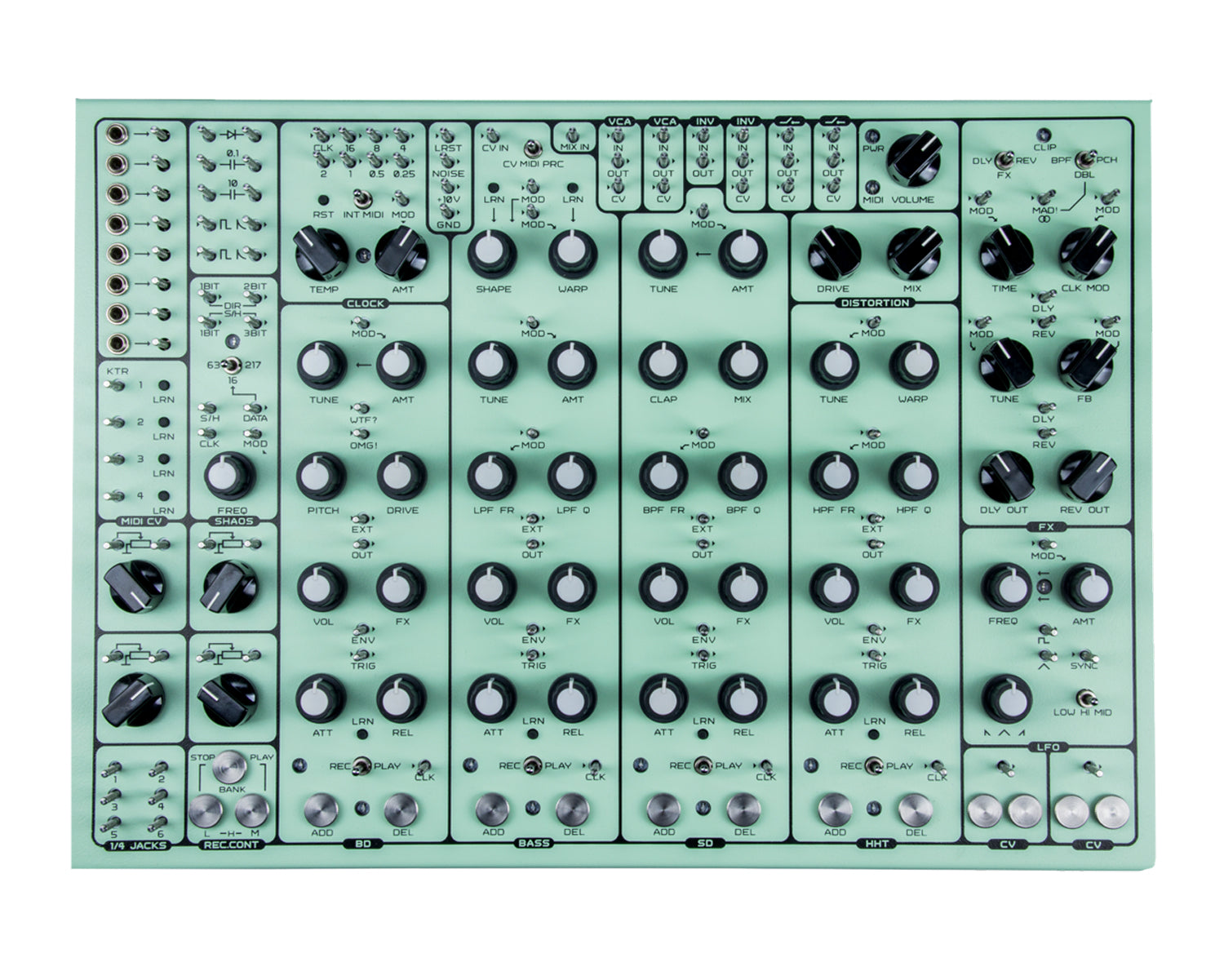 Semi modular drum shop machine