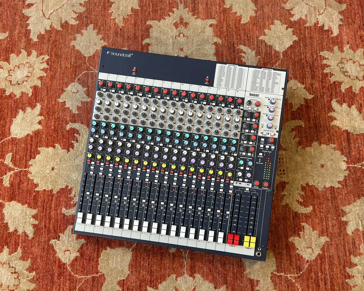 Soundcraft FX16ii Professional 16 Channel Audio Mixer with Effects