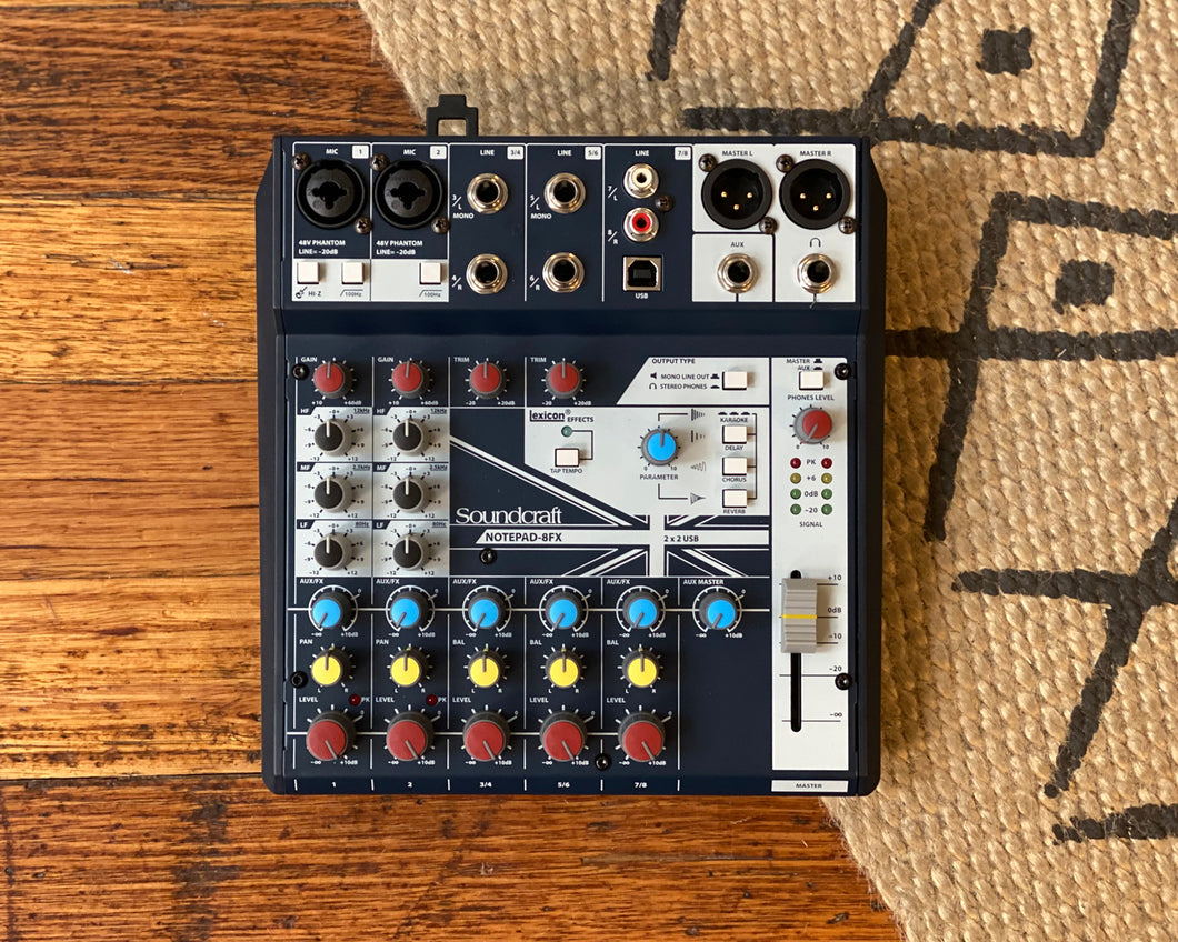 Soundcraft Notepad-8FX – Found Sound