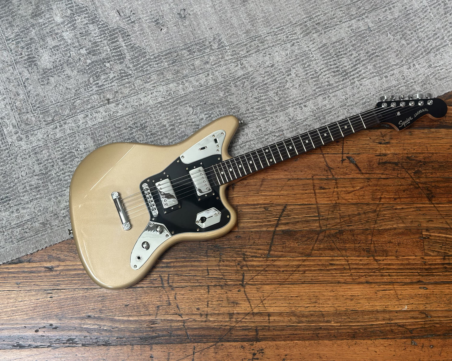 Fender Squier Contemporary Jaguar HH ST - Shoreline Gold