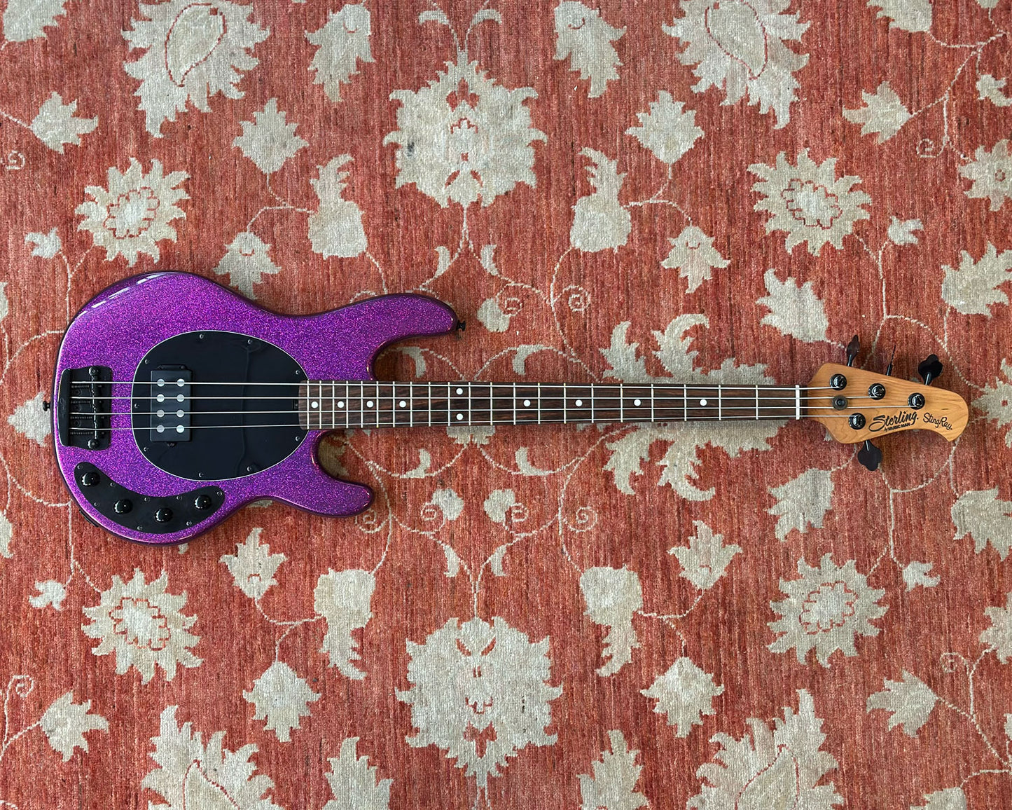 Sterling by Music Man Ray 34 Stingray - Purple Sparkle