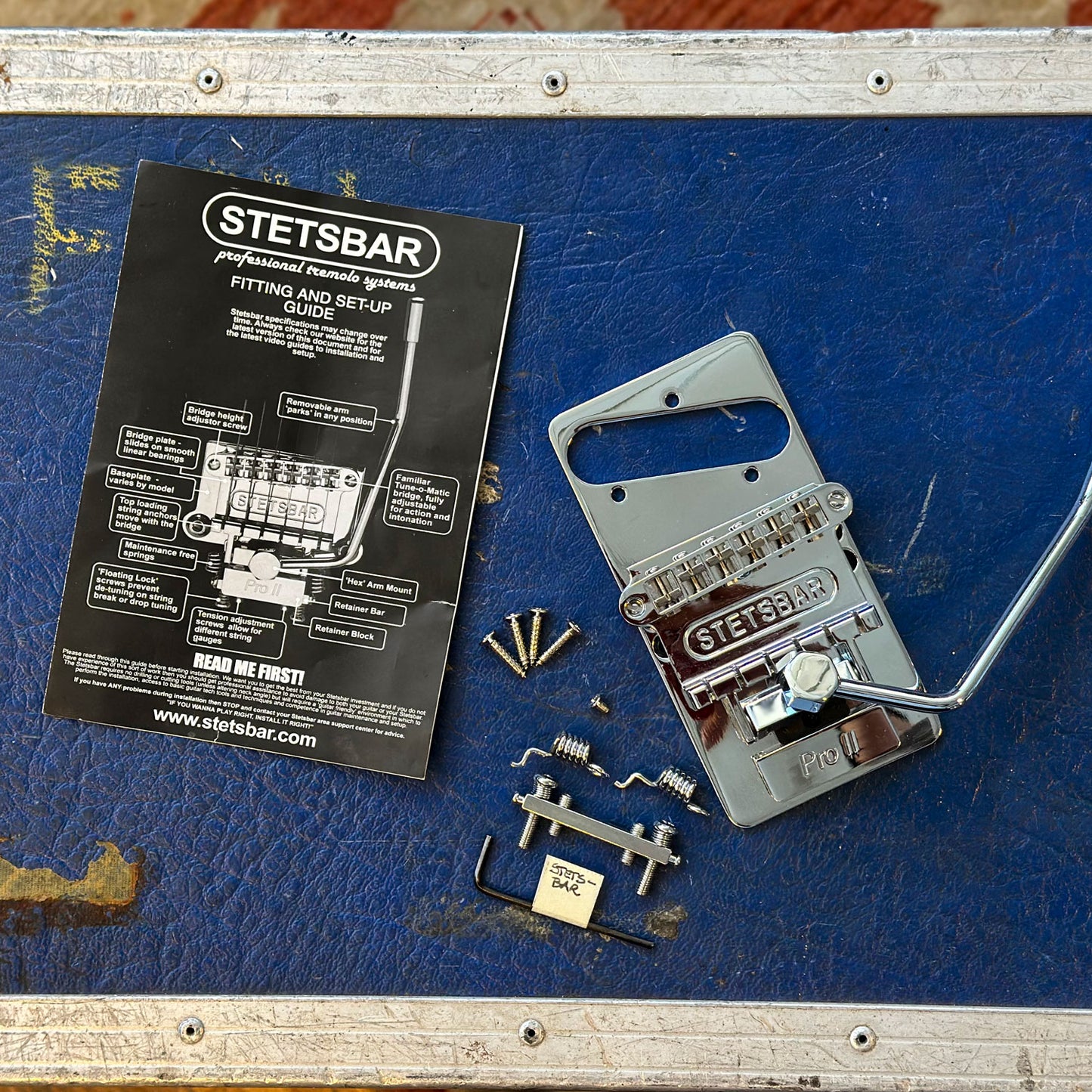 Stetsbar Pro II Tremolo System for Telecasters