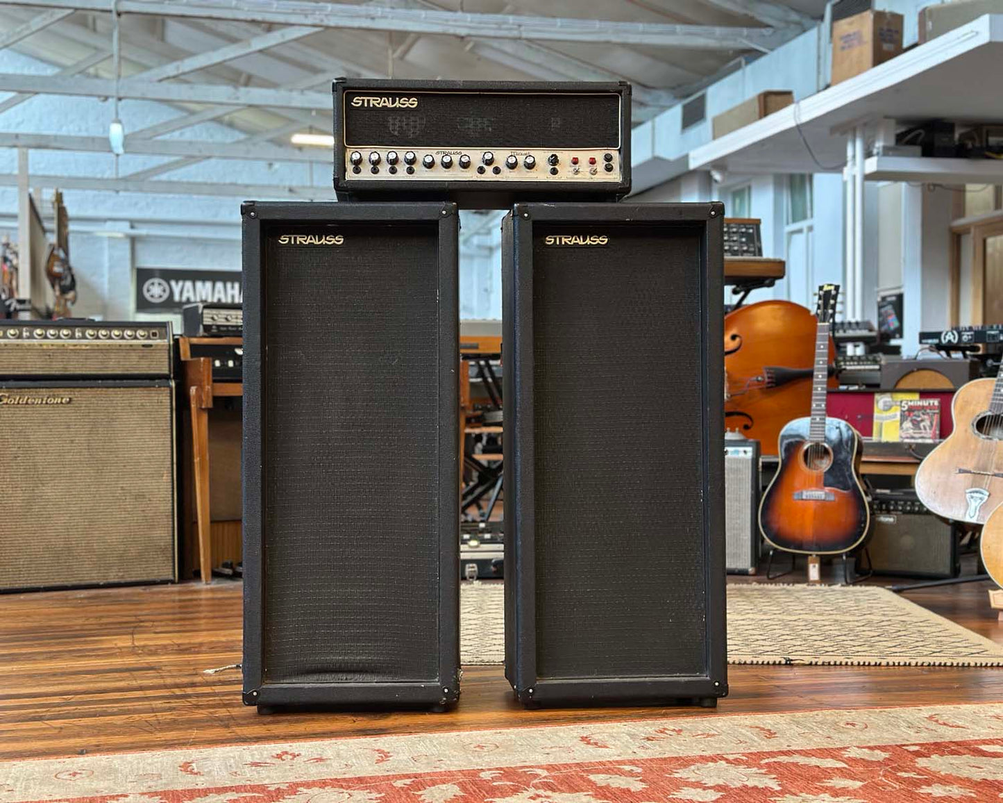 1970s Strauss Minuet Valve PA Head & Speakers