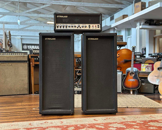 1970s Strauss Minuet Valve PA Head & Speakers