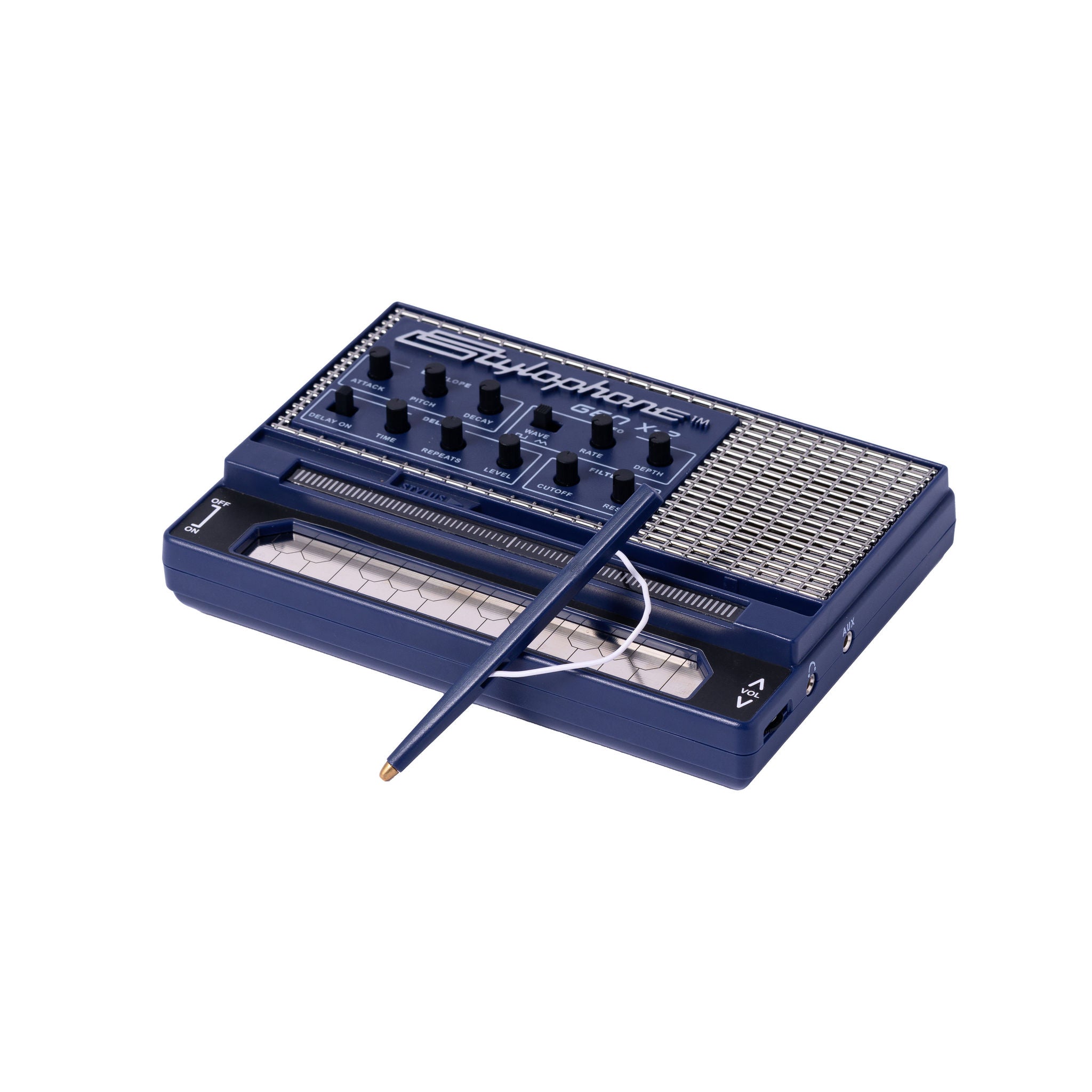 Synth A Sette Stylophone GENX-2 Portable Analogue Synthesizer With Built-in Speaker, LFO, Filter, Analogue Delay And CV/Gate Output | Synthesizer Keyboard | Synth Strumenti Musicali