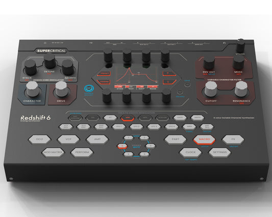 Supercritical Redshift 6 Voice Desktop Synthesizer Module