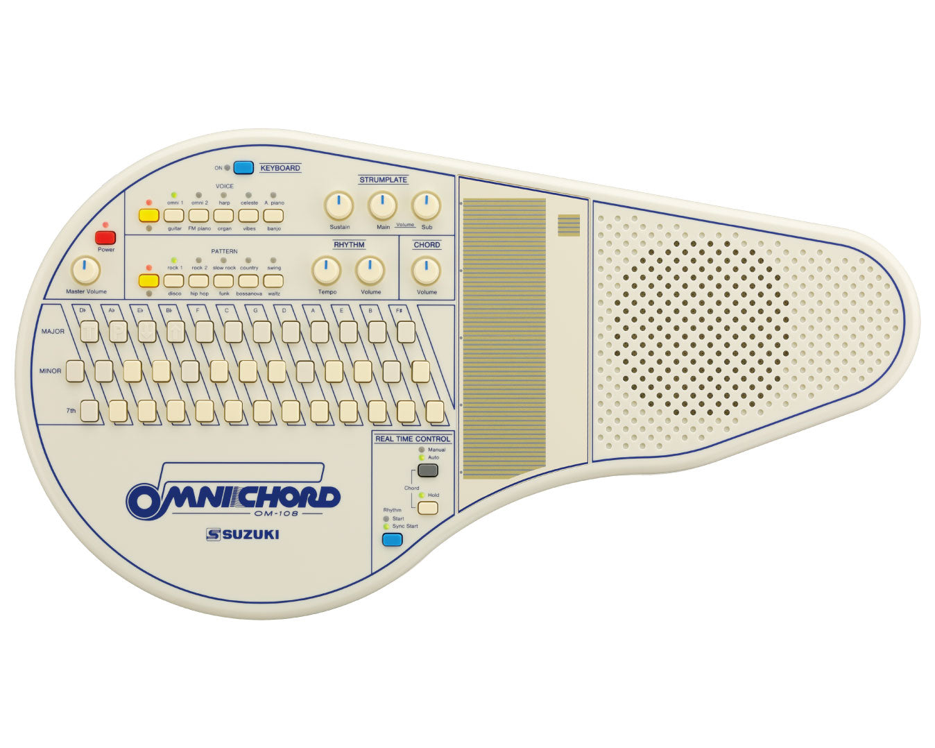 Suzuki Omnichord OM-108 - Ivory