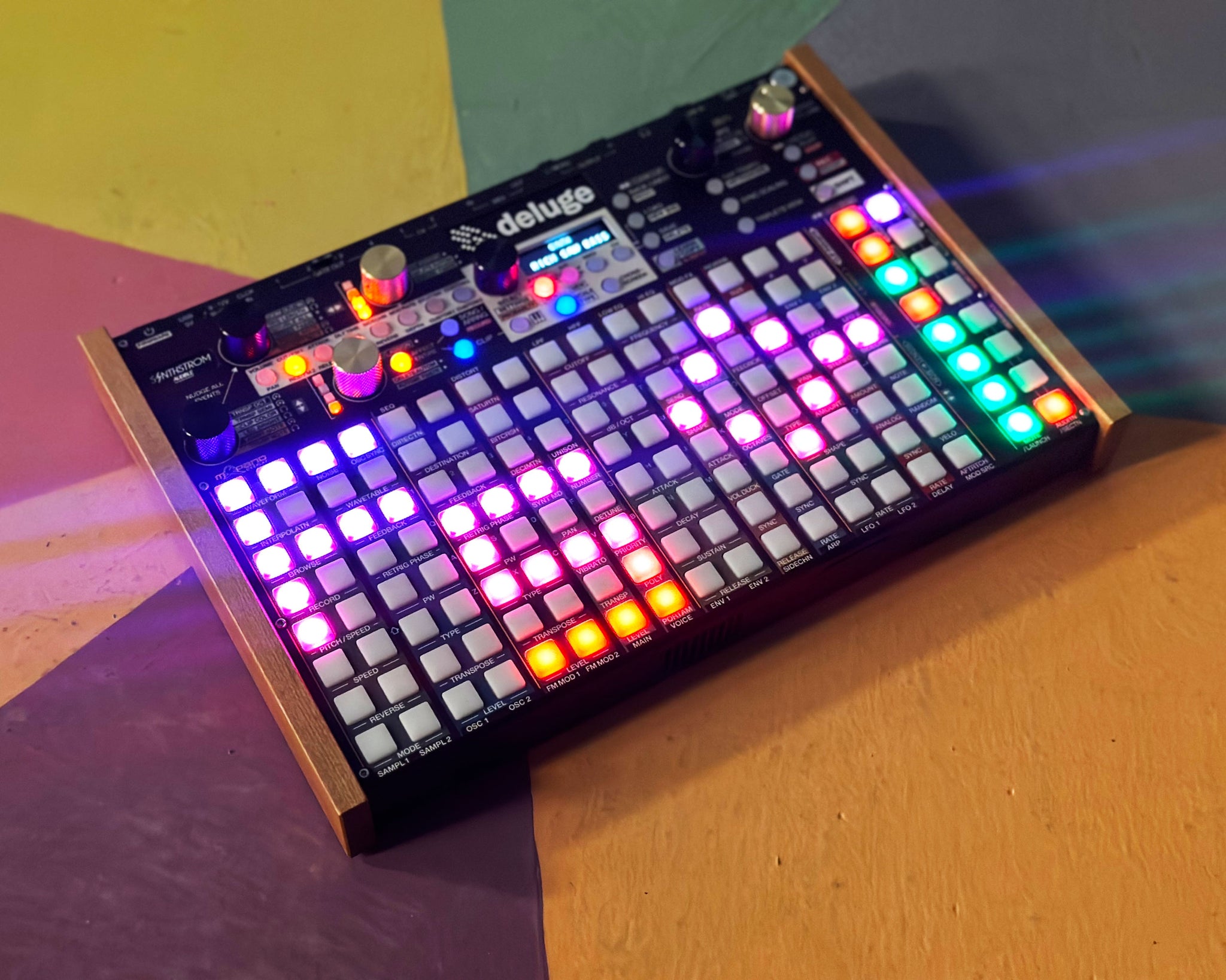 Synthstrom Deluge with Carry Case & Decksaver – Found Sound
