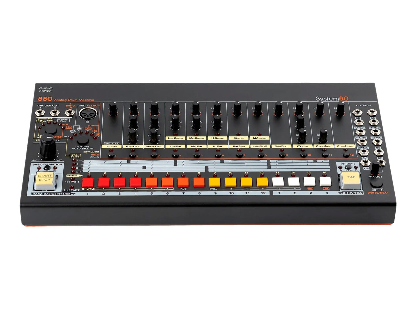 System80 880 Analog Drum Machine Desktop Module