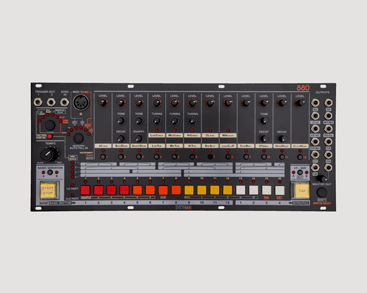 System80 880 Analog Drum Machine Eurorack Module