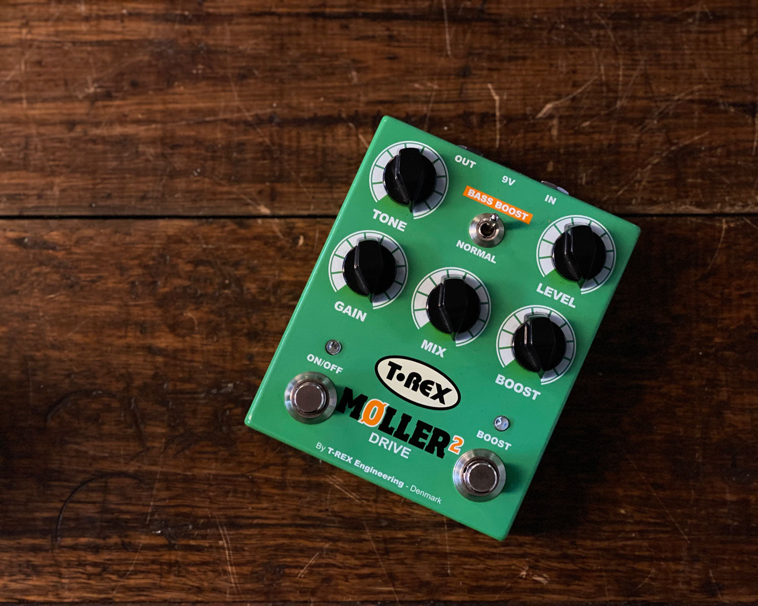 Pedal Guitar T-Rex Engineering Moller Drive 2 Effect Pedal