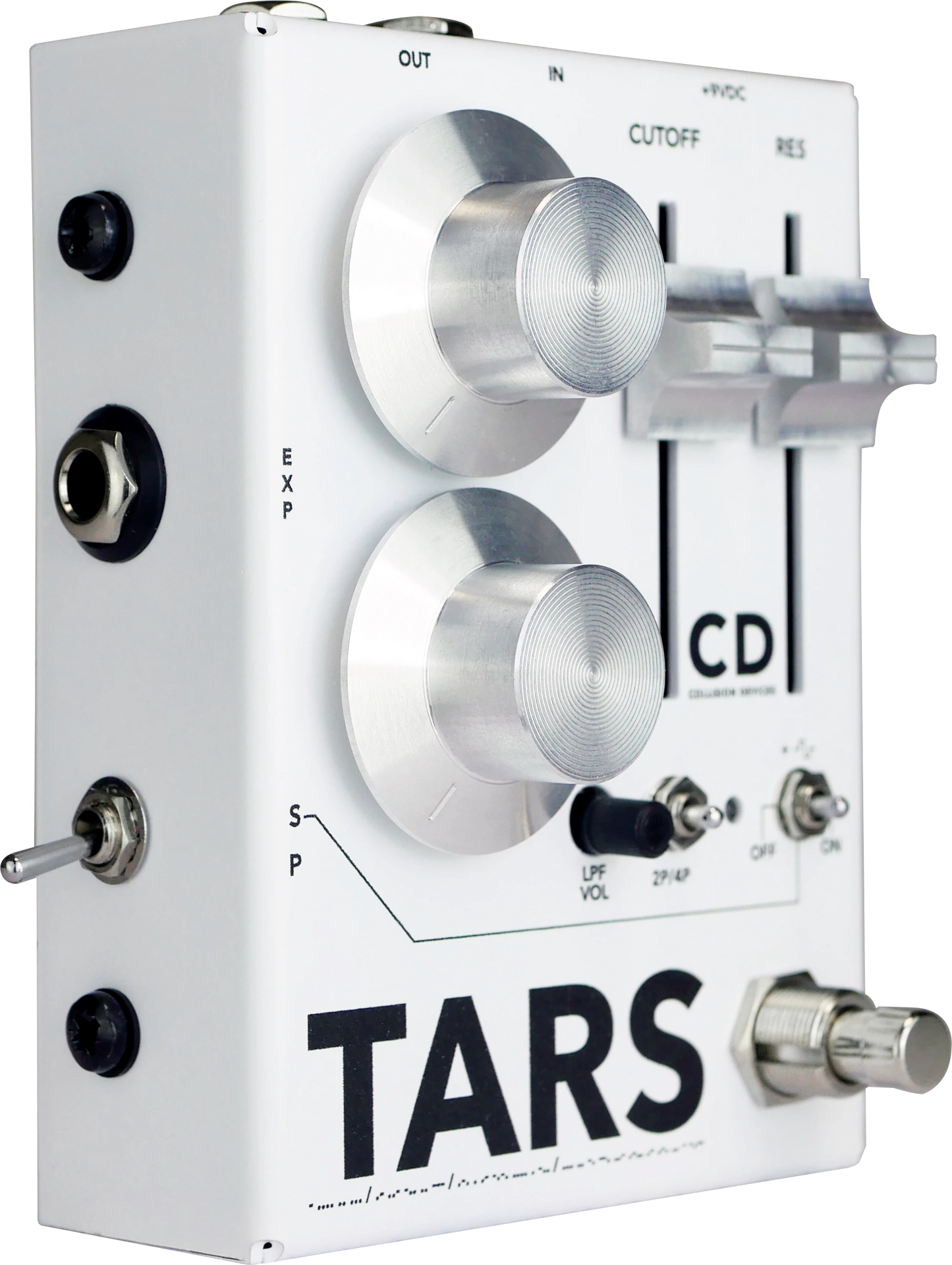 Collision Devices Tars Fuzz Filter - White w/Black Knobs