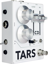 Load image into Gallery viewer, Collision Devices Tars Fuzz Filter Pedal - White w/ Black Knobs
